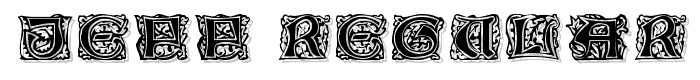 Jeff Regular font